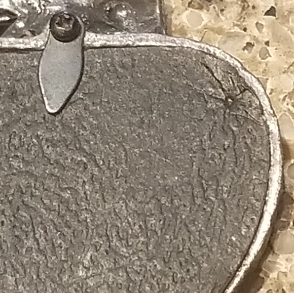 Valentine's Double HEART PEWTER Picture FRAME - Picture 10 of 16